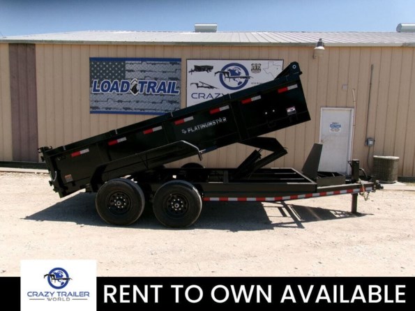 2023 DP Platinum Star 83X14x2 Heavy Duty High Side Dump Trailer 14K GVWR available in Ennis, TX