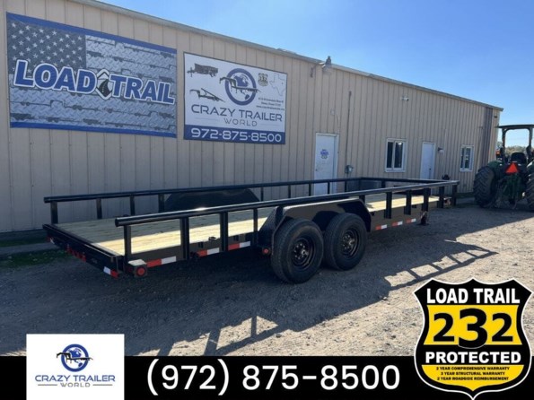 2024 Load Trail CS 83X22 PipeTop Equipment Trailer 14K GVWR available in Ennis, TX
