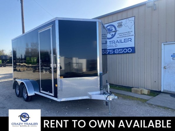 2024 Stealth 7.4X14 Extra Tall Aluminum Enclosed Cargo Trailer available in Ennis, TX