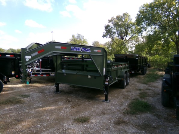 2024 Load Trail DG 83X14x2 Heavy Duty Gooseneck Dump Trailer 14K GVWR available in Greenville, TX