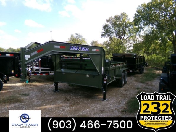 2024 Load Trail DG 83X14x2 Heavy Duty Gooseneck Dump Trailer 14K GVWR available in Greenville, TX