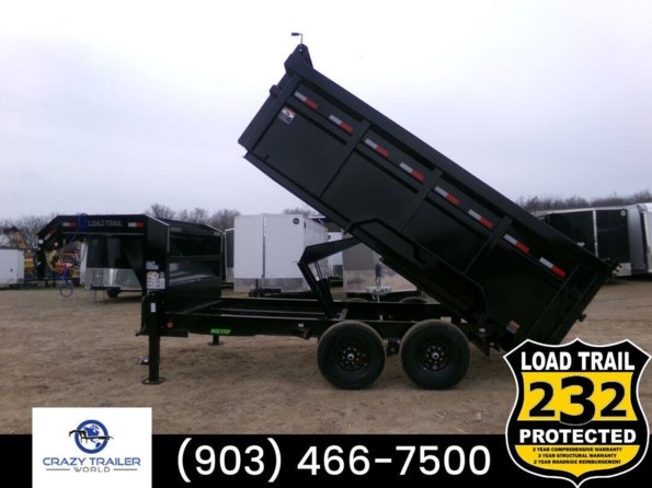 2024 Load Trail DG 83X14x4 High Side Gooseneck Dump Trailer 14K GVWR available in Greenville, TX