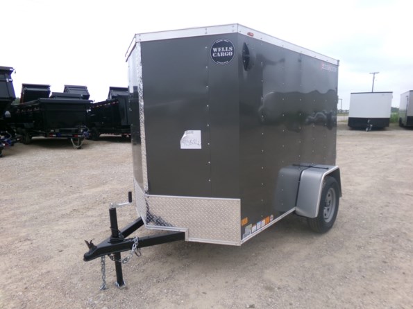 2024 Wells Cargo 5x8 FastTrac Enclosed Cargo Trailer 2990 GVWR available in Greenville, TX