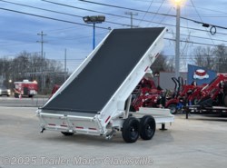 2024 RawMaxx Trailers 83" x 14' 7 Ton Dump with powered jack much more