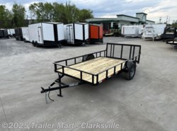 2023 Piggyback MetalWorks 6'10" wide x 12' open utility trailer single axle