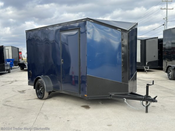 2023 Trailer Mart 6x12 Single Axle, Blackout, Slope wedge, insulated available in Clarksville, TN