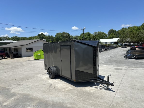 2023 Trailer Mart 6x12 Single Axle, Blackout, Slope wedge available in Clarksville, TN