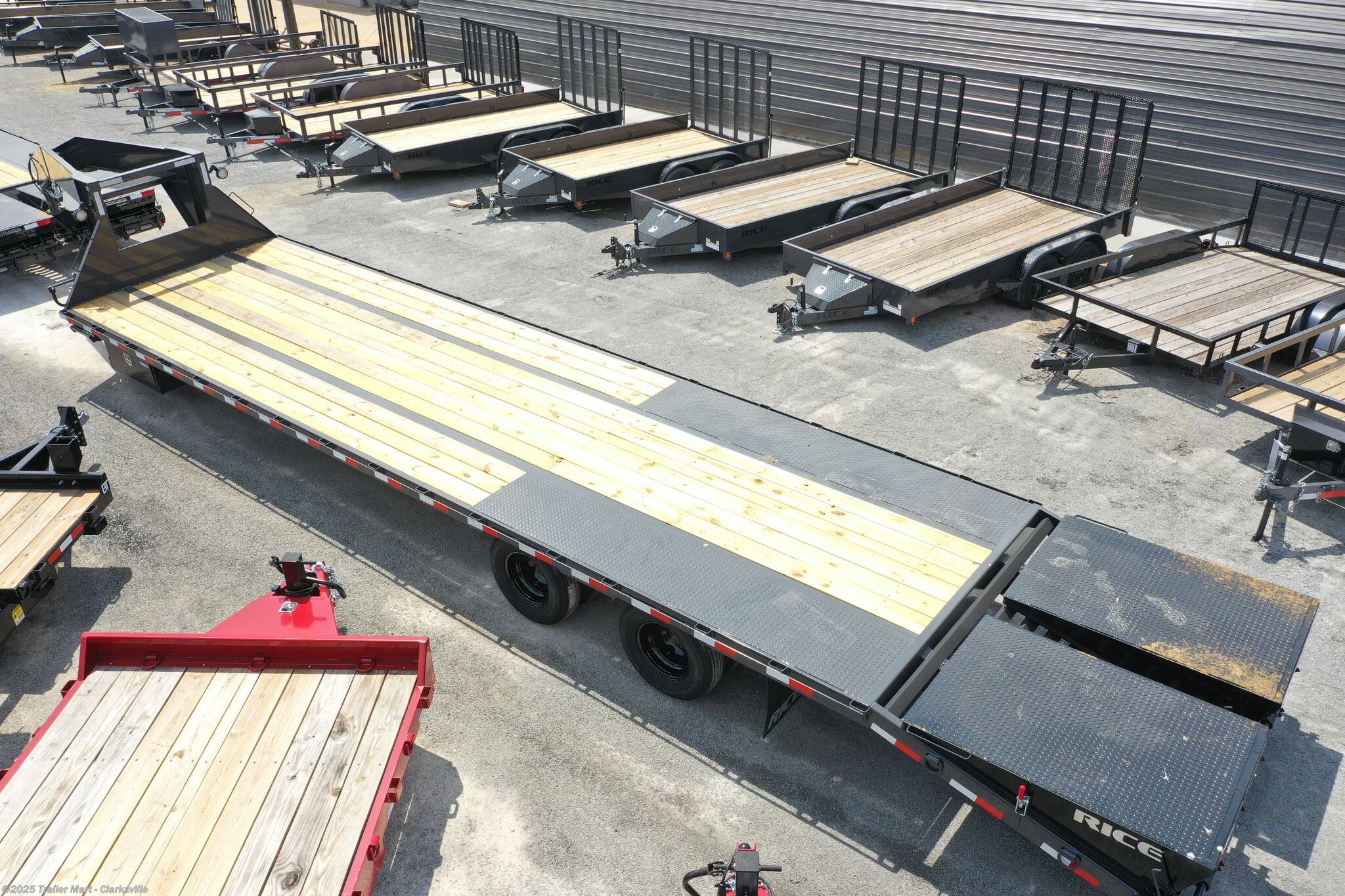 8x35 Hotshot Trailer for sale New Rice Trailers 30+5 22GN Ultimate