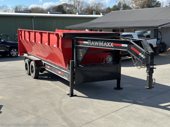 2024 RawMaxx RDX 20ft Gooseneck Roll Off Trailer Only available in Clarksville, TN