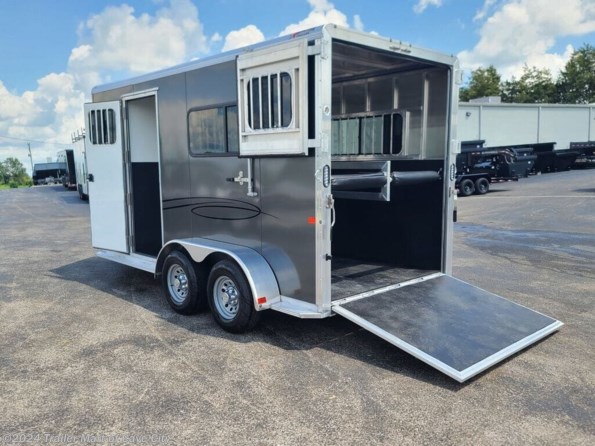 2023 Frontier Ambassador 67" Tack 2 Horse Straight Load available in Cave City, KY