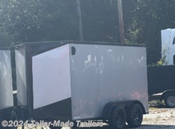 2023 Tailor-Made Trailers 6 Wide Enclosed 6x12 tandem Silver with blackout