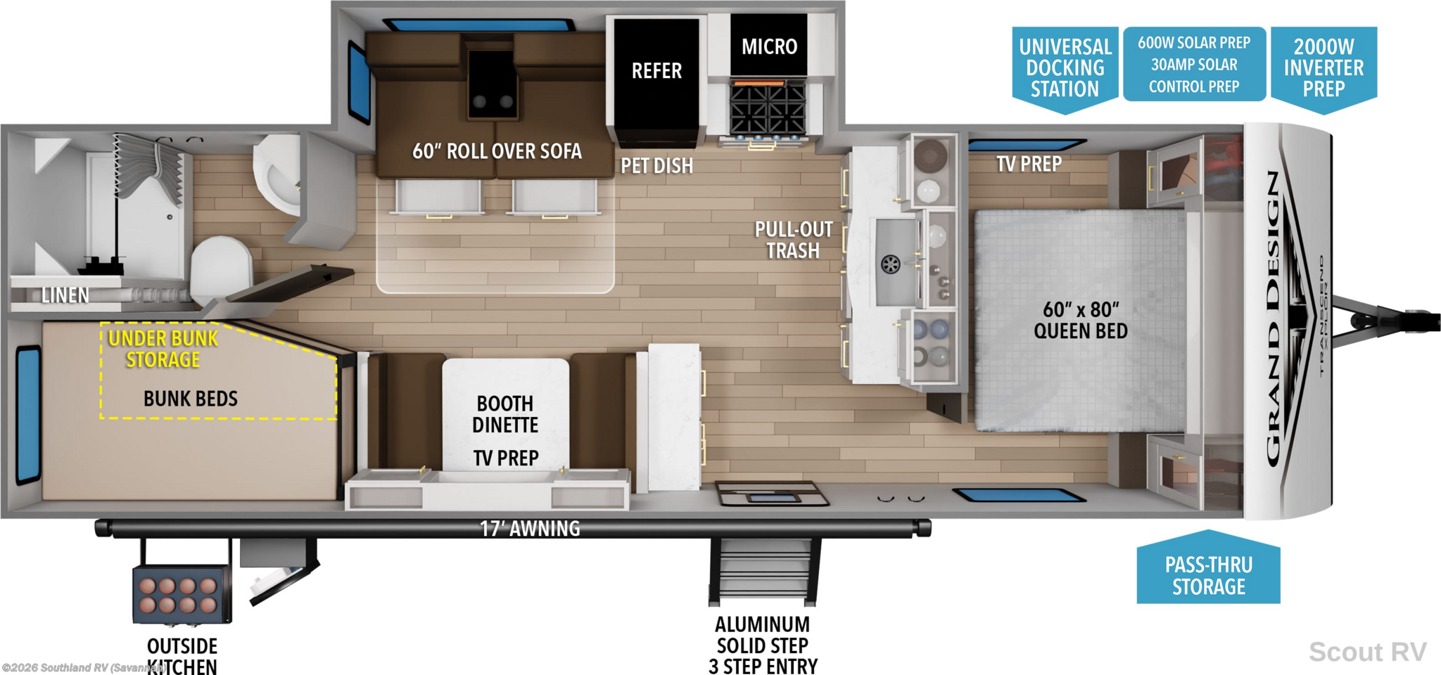 New 2027 Grand Design Transcend Xplor 26BHX available in Savannah, Georgia