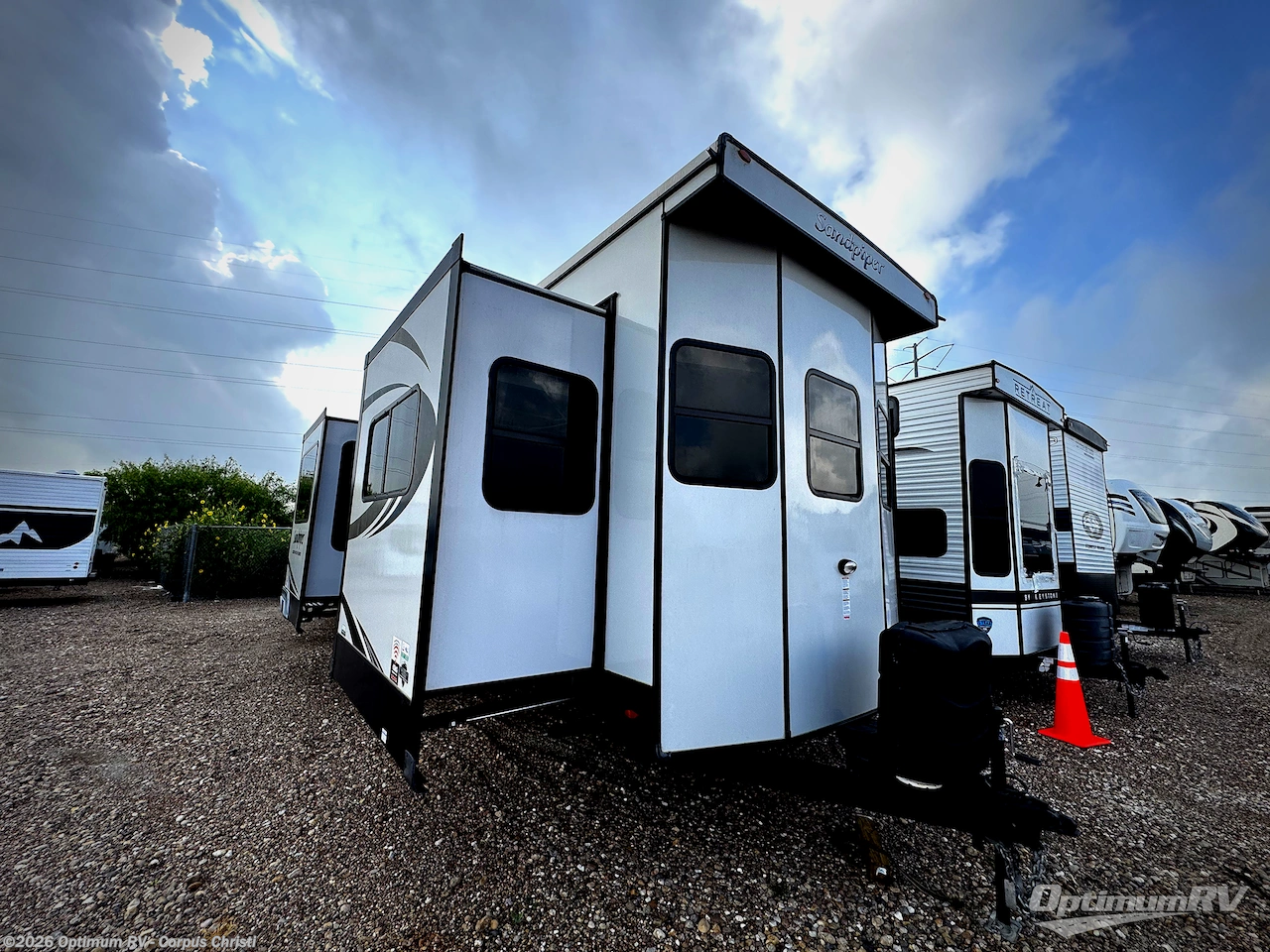 Used 2023 Forest River Sandpiper Destination Trailers 420FL available in Robstown, Texas