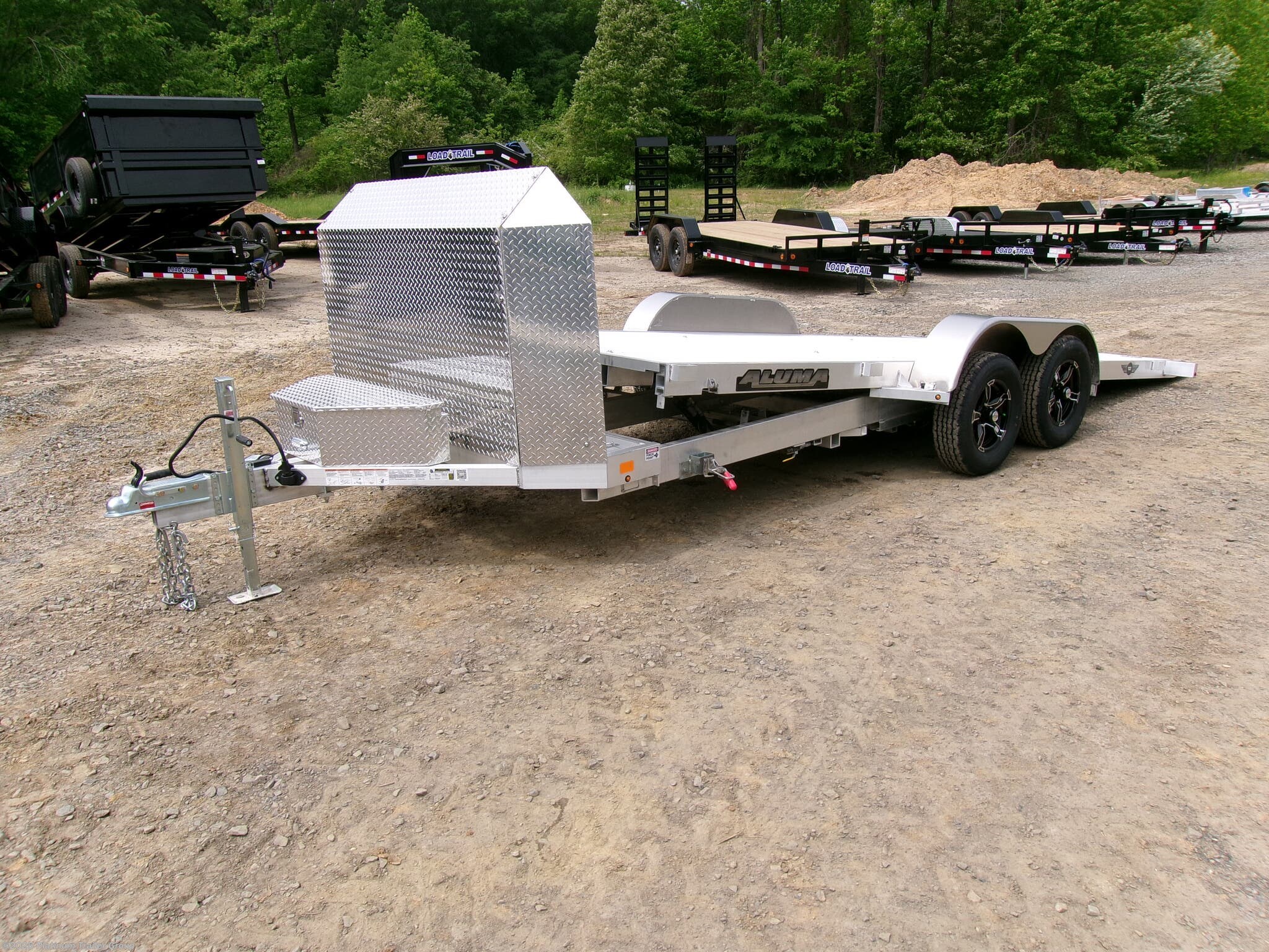 6x18 Car Hauler Trailer for sale New Aluma 8218ANVTILTTA 18