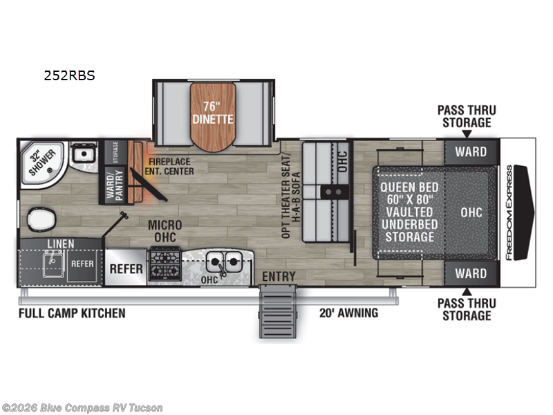 Used 2022 Coachmen Freedom Express Ultra Lite 252RBS available in Tucson, Arizona