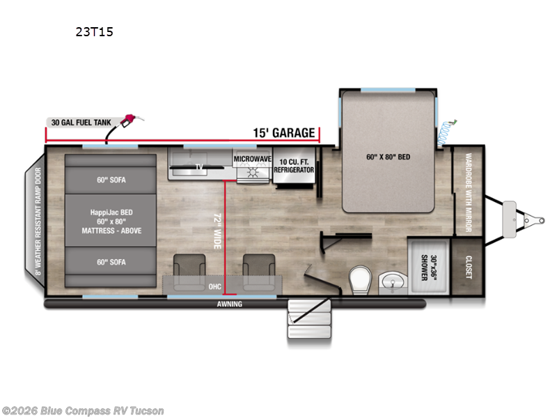 New 2026 Alliance RV Valor All-Access 23T15 available in Tucson, Arizona