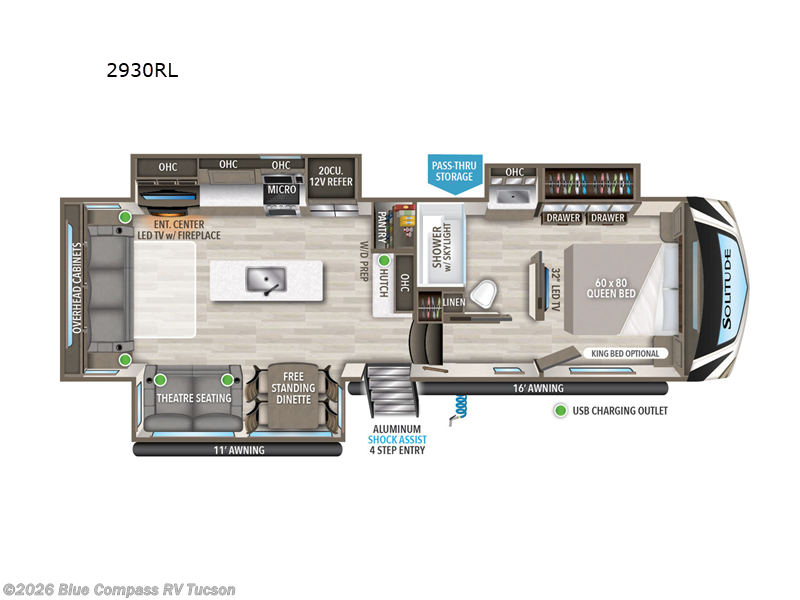 Used 2023 Grand Design Solitude S-Class 2930RL available in Tucson, Arizona