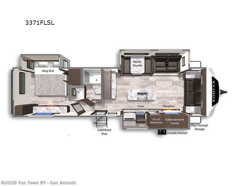 Used 2021 Dutchmen Kodiak Ultimate 3371FLSL available in Cibolo, Texas