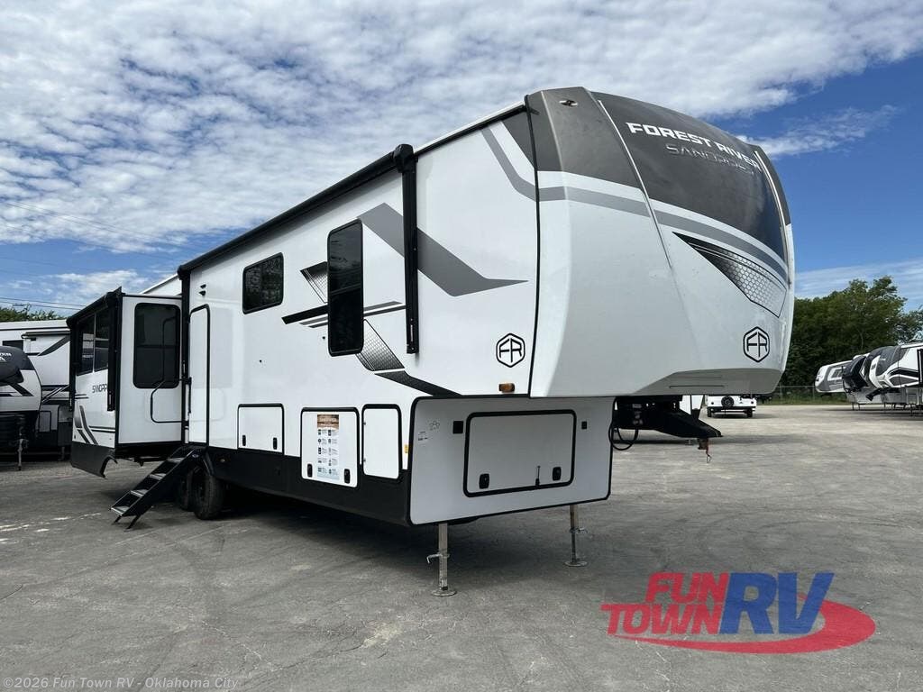 New 2026 Forest River Sandpiper 4003MB available in Oklahoma City, Oklahoma