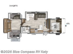 Used 2025 Forest River Salem 31KQBTS available in Katy, Texas