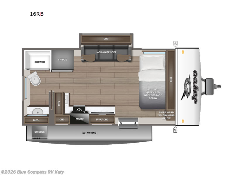 New 2027 Jayco Jay Feather Air 16RB available in Katy, Texas