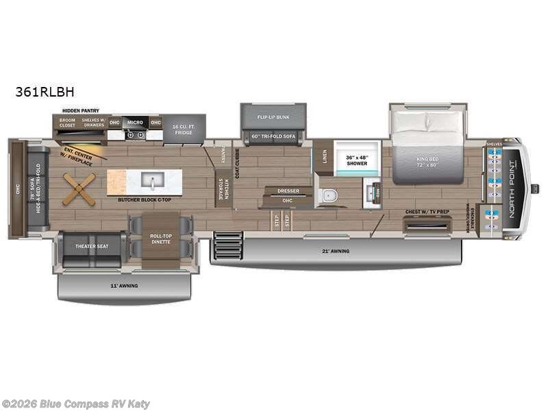 New 2027 Jayco North Point 361RLBH available in Katy, Texas