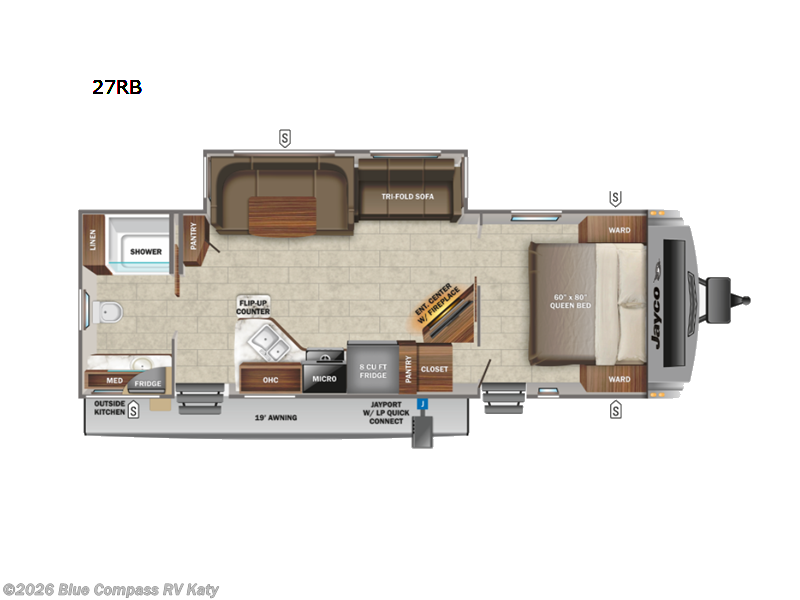 Used 2022  Jayco White Hawk 27RB by Jayco from Blue Compass RV Katy in Katy, TX