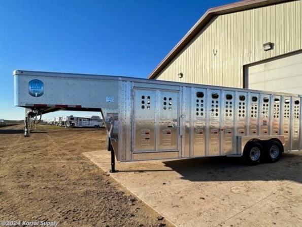 2024 Merritt 24FT Livestock Trailer 3-Compartments available in Douglas, ND