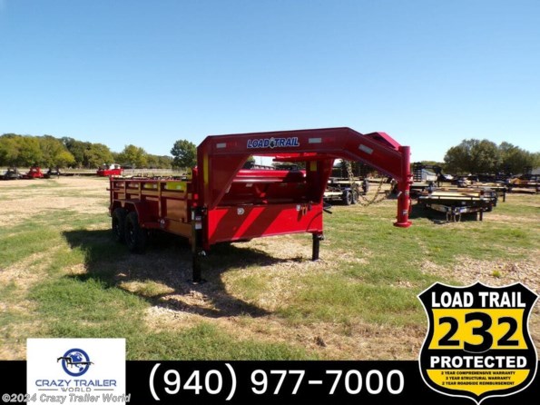 2024 Load Trail DG 83X14x2 Heavy Duty Gooseneck Dump Trailer 14K GVWR available in Whitesboro, TX