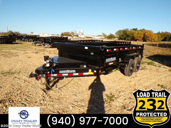 2024 Load Trail DL 83X14x2 Heavy Duty Dump Trailer 7GA Floor 14K GVWR available in Whitesboro, TX