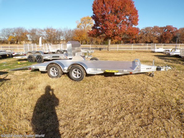 2024 Aluma 8216TA-R 16' Aluminum Car Hauler Trailer available in Whitesboro, TX