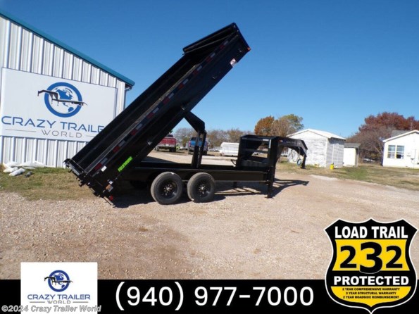 2024 Load Trail GZ 96x16 18'' Fold Down Sides Heavy Duty Dump 14K LB available in Whitesboro, TX