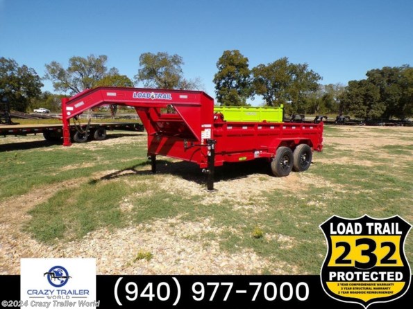2024 Load Trail DG 83X14x2 Heavy Duty Gooseneck Dump Trailer 14K GVWR available in Whitesboro, TX
