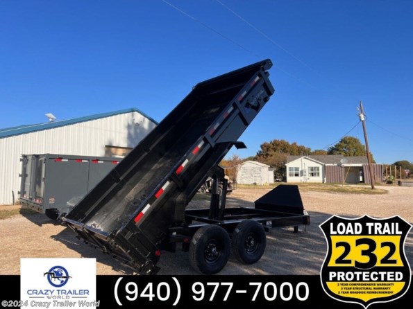 2024 Load Trail DL 83X14x2 Heavy Duty Low Pro Dump Trailer 14K GVWR available in Whitesboro, TX