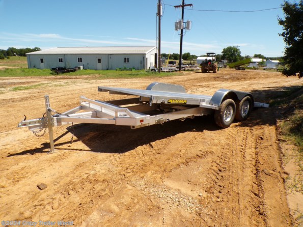 2025 Aluma 8216 Tilt 16' Aluminum Tiltbed Car Hauler Trailer available in Whitesboro, TX