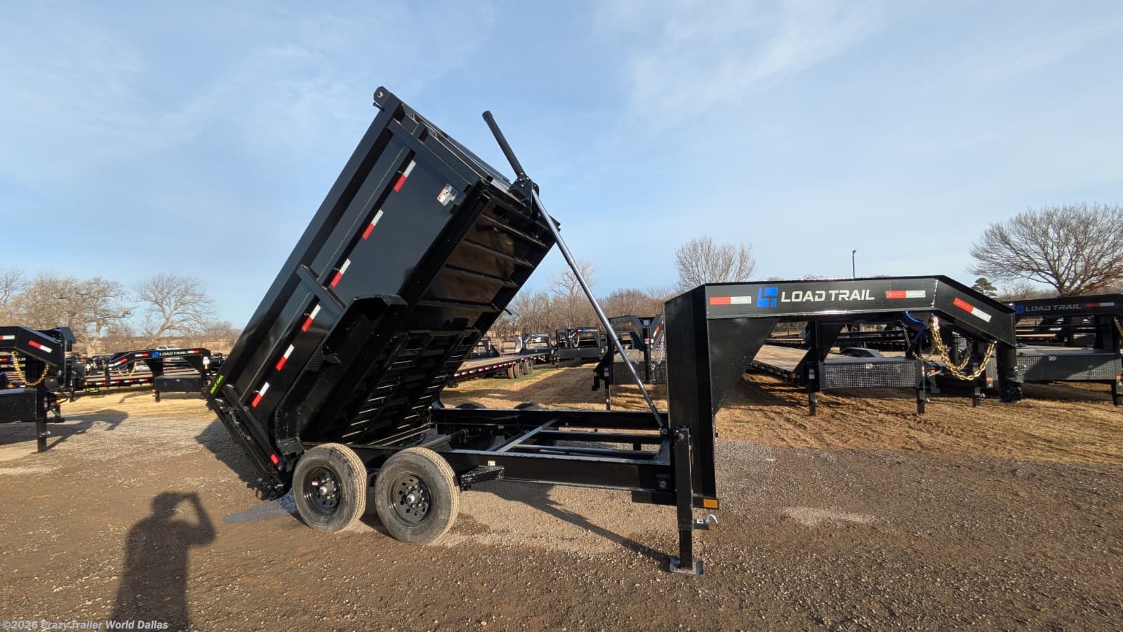2026 Load Trail DG 83X12X4 Telescopic Gooseneck Dump Trailer 7GA 14K