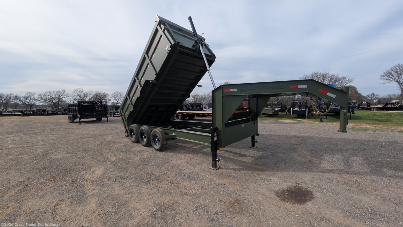 2026 Load Trail DG 83X16X4 Telescopic Gooseneck Dump Trailer 7GA 21K
