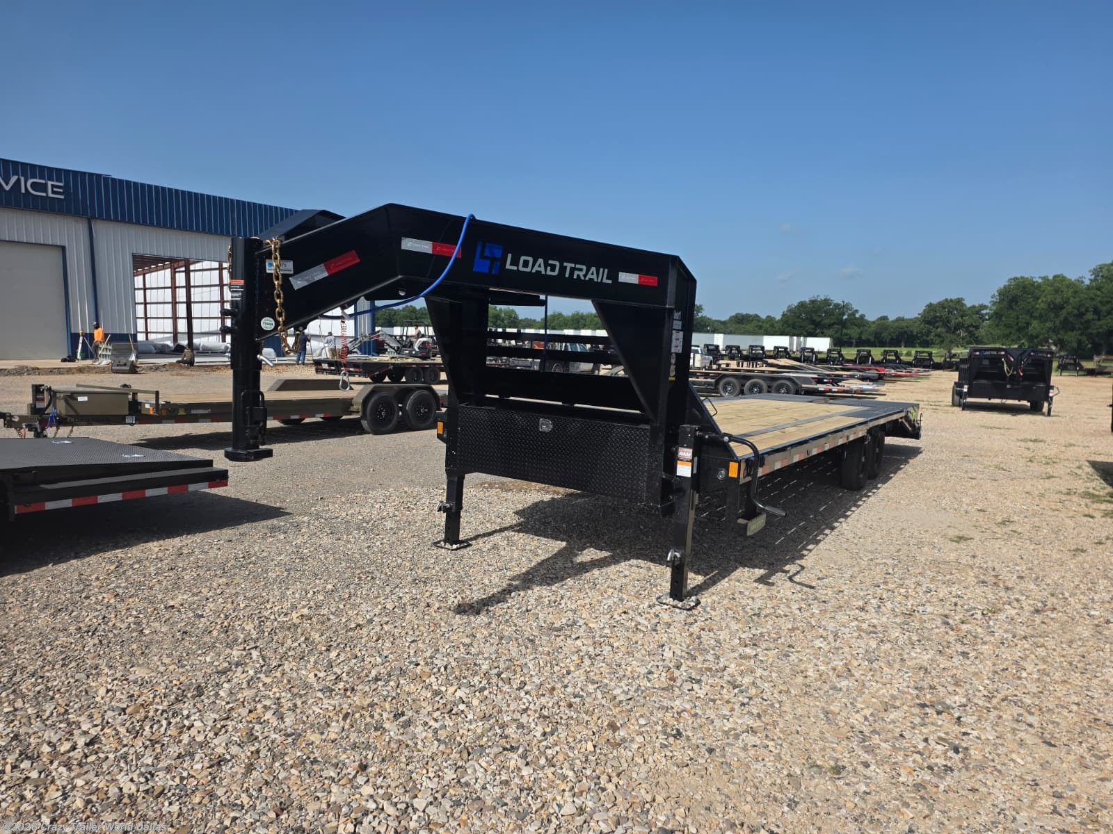 2027 Load Trail GP 102X28 Deckover Flatbed Gooseneck Trailer 14K LB