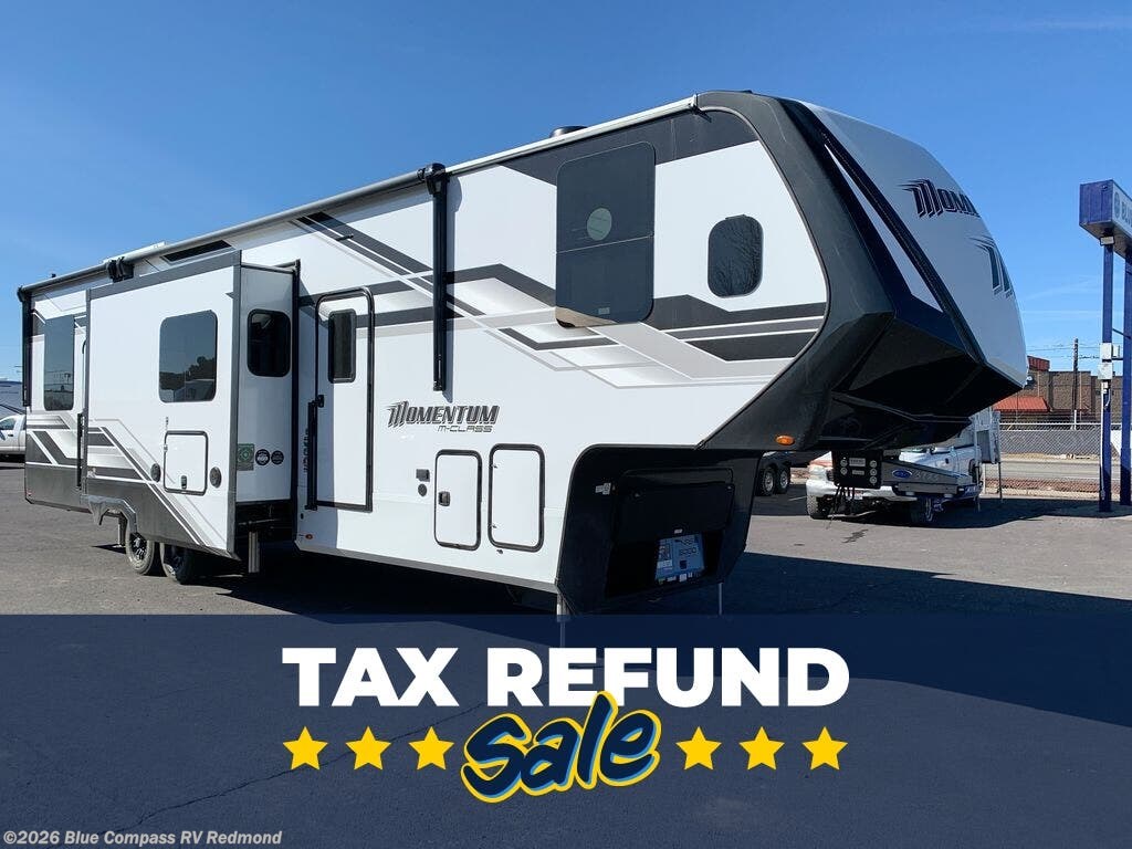 New 2025 Grand Design Momentum M-Class 344M available in Redmond, Oregon