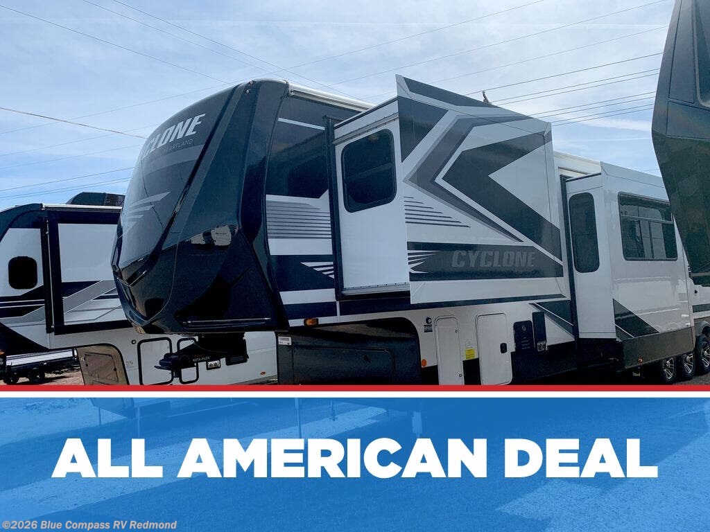 New 2026 Heartland Cyclone 3913 available in Redmond, Oregon
