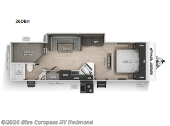 Used 2022 Forest River Cherokee Grey Wolf 26DBH available in Redmond, Oregon