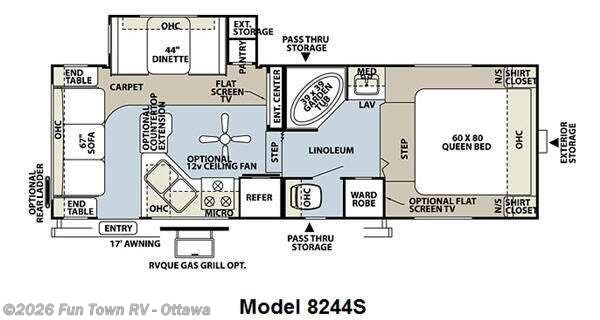 Used 2011 Forest River Rockwood Signature Ultra Lite 8244S available in Ottawa, Kansas