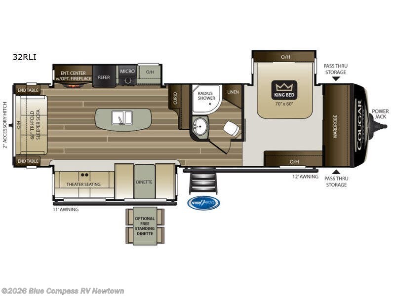 Used 2019 Keystone Cougar Half-Ton Series 32RLI available in Newtown, Connecticut