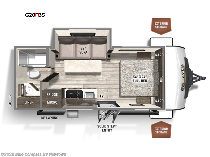 Used 2022 Forest River Rockwood Geo Pro G20FBS available in Newtown, Connecticut