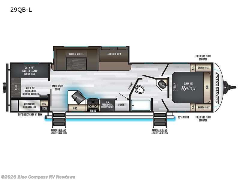 Used 2021 Forest River Cherokee Alpha Wolf 29QB-L available in Newtown, Connecticut