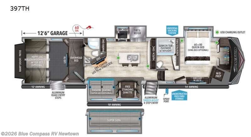 Used 2021 Grand Design Momentum 397TH available in Newtown, Connecticut