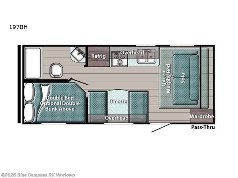 Used 2022  Gulf Stream Innsbruck Super Lite 197BH by Gulf Stream from Blue Compass RV Newtown in Newtown, CT
