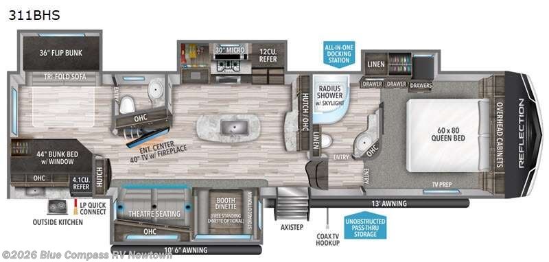 Used 2021 Grand Design Reflection 311BHS available in Newtown, Connecticut