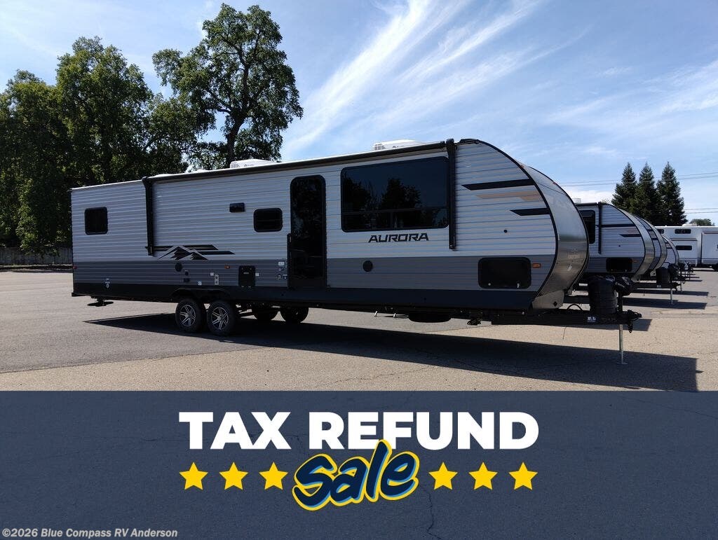 New 2026 Forest River Aurora 34BHTS (2 Queen Beds) available in Anderson, California