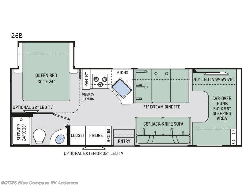 Used 2018 Thor Motor Coach Chateau 26B available in Anderson, California